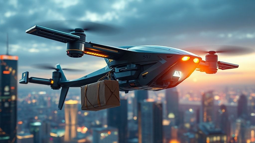 AG官网数字孪生无人机配送