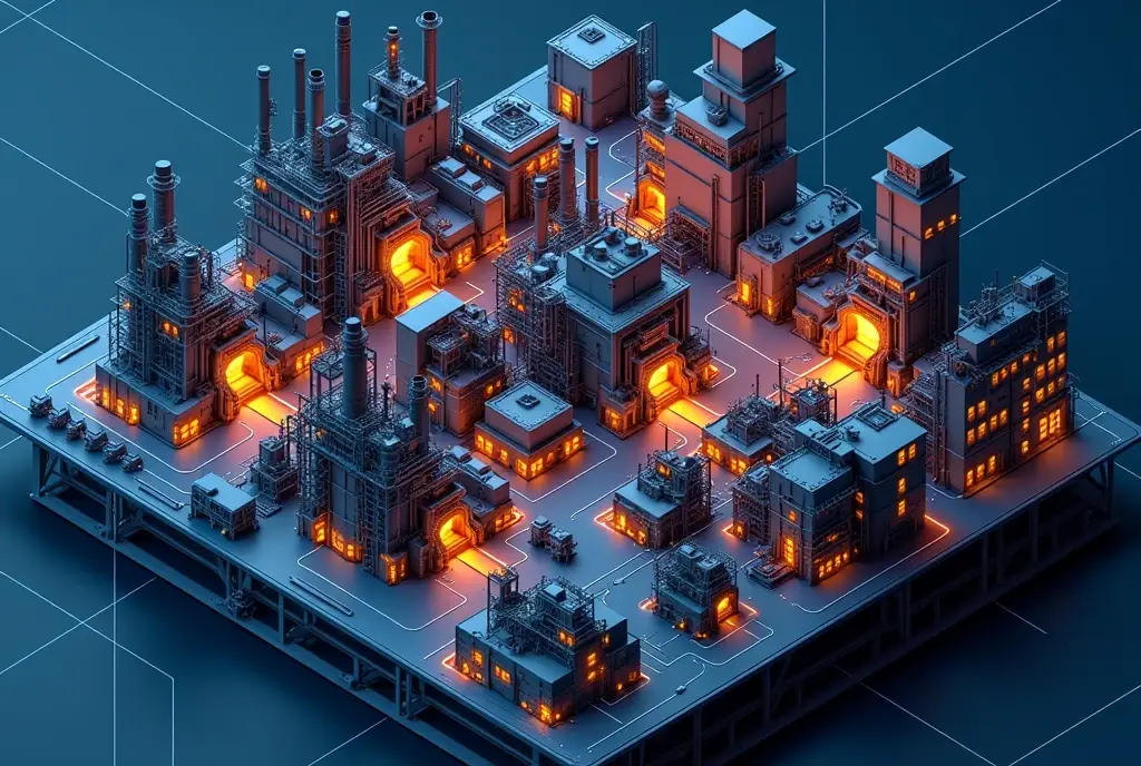 AG官网数字孪生智慧钢厂能源