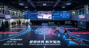 AG官网智慧体育：智慧体育数字篮球 场地投影打造沉浸式新体验