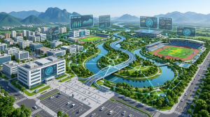 AG官网智慧体育城市：AR 沉浸式数字骑行联动绿道